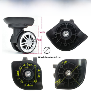 Pengsheng JLK-W08 Small Universal Wheels LT28/128 Wheel Luggage Travel Suitcase XR-020 Wheel 603 Pull Rod Bag Accessories