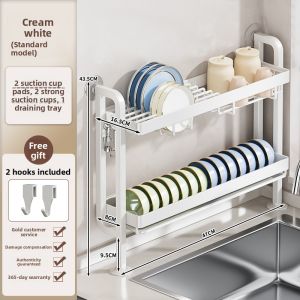 B&W | Multifunctional Narrow Stainless Steel Dish Rack