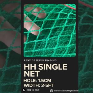 1 ROLL 5ft x 90 meters x 1.5 cm butas H.H SINGLE NET - POULTRY NET used in Garden - Plants - Mosquito Net - Pool Net - Construction Net - Poultry net