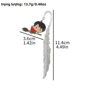 Dấu Trang Chủ Đề Harry Potter - Bảo Bối Tử Thần Nền Tảng Dumbledore 9 3/4 Thiết Kế Hogwarts Chất Liệu Hợp Kim Hình Học Dành Cho Người Yêu Sách