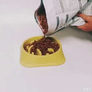 PET Slow Down FEEDER FOOD Bowl Pet Bowl Dog Bowl Puppy Kitten Cat Food Bowl Pet Accessories