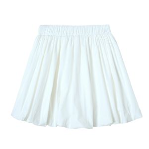 French Style High Waist Elastic Band Womens Skirt