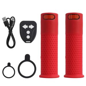 Universal Electric Scooter LED Turn Signal for Dualtron Thunder/Kaabo/Speedway/Niu Left Right Handle Wireless Remote Handle Grip