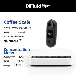 DiFluid | Advanced Coffee Concentration Meter and Electronic Scale Combo