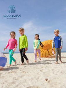 VODABEBA | Kids Separated Sun-Protection Long Sleeve and Pants Swimsuit