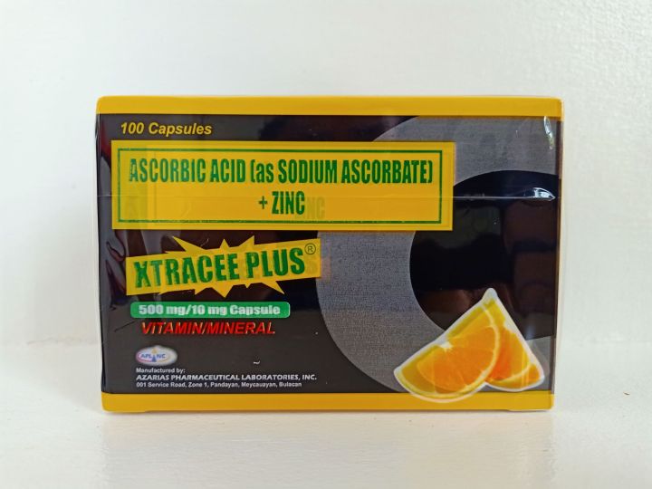 Sodium Ascorbate + Zinc Sulfate 562.mg/27.5mg capsule Xtracee Plus