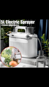 Electric Plant Sprayer & Disinfectant Fogger | Rechargeable 2200mAh Battery with Dual Brass Nozzle & Telescopic Wand