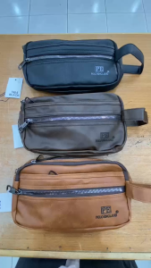 TAS TANGAN - HANDBAG PRIA - TAS TANGAN KULIT PAKAI PIN - DOMPET P88-2 / T48-6