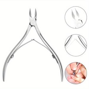 1/2/4/6pcs Professional Stainless Steel Nail Cutter Scissor Nippers Multifunctional Cuticle PusherErgonomic Design for Manicure