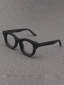 Moscot Lemtosh Glasses Frame Mens Plate Retro Wide Edge Frosted Square Matte Black Rough Frame Glasses Frame Women