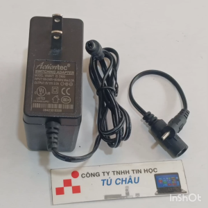 Nguồn DC Adapter 5V - 2A (Đầu cắm 5.5mm x 2.1mm) + Cáp chuyển ra đầu 2.5mm x 0.7mm