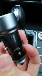 MeeGoo 48W Car Charger Dual-Port Fast Charging Adapter Supports PD FCP AFC SCP QC3.0 Phone Tablet Quick Charger