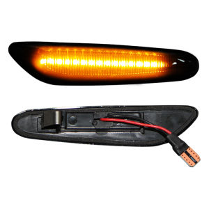 1 Pair Dynamic Flowing LED Turn Signal Side Marker Light Blinker For BMW E60 E61 E90 E91 E87 E81 E83 E84 E88 E92 E93 E82 E46
