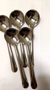 MUỖNG  SÚP TRÒN INOX ( 10 cái )