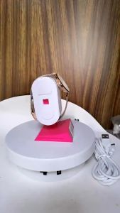 2 in 1 ถาดหมุน แท่นหมุนอัติโนมัติโชว์สินค้า ปิดเปิดสวิซหมุน360องศาไปกลับซ้ายขวาใช้ถ่านและไฟฟ้า