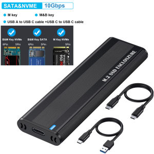 Vỏ Ổ Cứng Ngoài 10Gbps M.2 NVMe SSD Bộ Chuyển Đổi Có Vỏ Bao Công Cụ Miễn Phí Cho Phụ Kiện Ổ Cứng