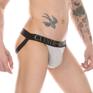 CLEVER-MENMODE กางเกงชั้นในเนื้อนิ่มระบายอากาศผ้าคอตตอนเปิดก้นเปิดหลังแฟชั่นชุดชั้นในบุรุษเซ็กซี่ใส่สบาย