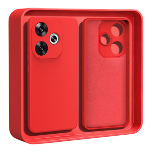 imobile | New Year Red suitable for Redmi Turbo3 mobile phone case Redmiturbo3 Xiaomi new Redmi silicone protective cover Trubo all-inclusive anti-fall Zodiac year red Horse Year Tubro and case