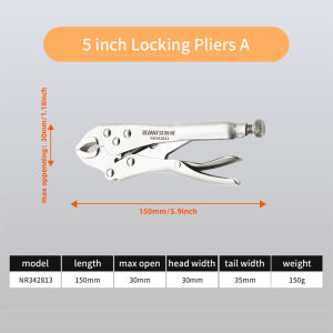 AMR Locking Pliers Lock Pliers Curved Jaw Pliers Straight Long Nose Pliers Multi-function Welding Tools