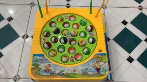 Đồ Chơi Câu Cá Cho Bé 4 Cần 24 Con Cá Chạy Pin Phát Nhạc