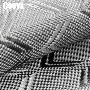 Carbon Fiber  Cloth Double V  Pattern Fabric Used For DIY Decoration