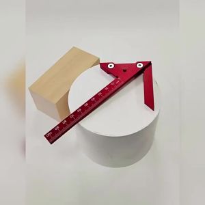 Center Finder Woodworking Square 45/90 Degree Right Angle Line Gauge Aluminum Center Scribe Carpenter Ruler Wood Measuring Tool