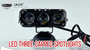 LAMPU TEMBAK LASER SQL 3 MATA SUPER BRIGHT 50 WATT UNTUK MOBIL & MOTOR
