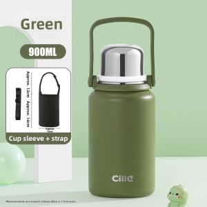 CILLE | Aesthetic Large Capacity Insulated Water Bottle 316 Stainless Steel