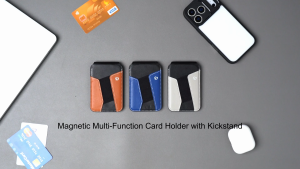 Ví Đựng Thẻ Từ Tính DUX DUCIS KERN Series Kiêm Chân Đế Magnetic Đựng Tối Đa 5 Thẻ Xuyên NFC Chống RFID