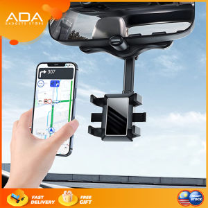 REARVIEW MIRROR CAR PHONE HOLDER REVERSE MIRROR DRIVING MOBILE CLIP PEMEGANG TELEFON KERETA 望后镜手机支架 [READY STOCK] ADA GADGETS STORE
