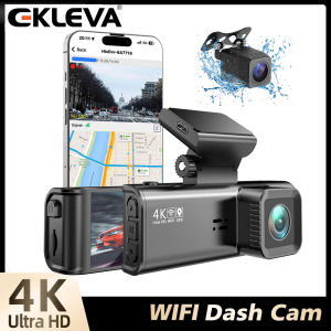 EKLEVA 4K Dash Camera for Cars 3.18” IPS Screen Mini Dash Cam Recorder Car Dvr for 24H Parking Mode Built In WiFi