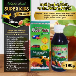 MADU ANAK SUPERKIDS Batuk pilek sariawan radang tenggorokan penurun panas nafsu makan mengurangi gejala amandel