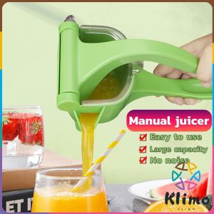 KLIMO Manual juicer Plastic Green Hand Press Citrus Extractor Machine Manual Squeezer Juice Mixer Mini