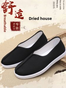 Embroidered Breathable Martial Arts Performance Casual Thick Sole Shoes