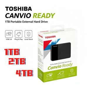 ( No.1 Shop Promo) TOSHIBA BLACK 1TB 2TB 4TB 6TB CANVIO READY USB3.0 PORTABLE HDD (HDTP210AK3AA / HDTP310AK3AA) WRTY 3YRS