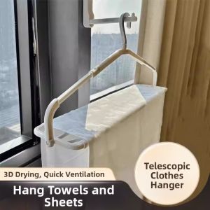 Extendable Anti-Slip Multi-Function Coat Hanger