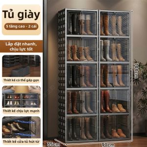 BOENIN | Tủ Đựng Giày Treo Tường Chống Bụi Trong Suốt