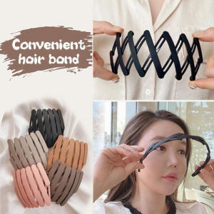 Hairband Telescopic Fashion Foldable Headband of Anti-slip Hairpin Goes Out Korean Version