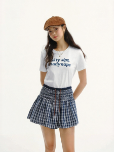 Semir | Summer Retro Checkered Two-piece Set