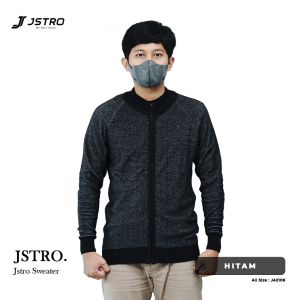 Jstro Sweater Rajut Hitam 1: Bahan Berkualitas Tinggi & Desain Nyaman