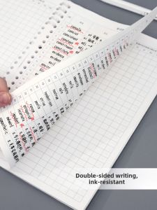 MONLEYTA | English Vocabulary Notebook Memory Book遗忘曲线 Review Plan For College Students University Entrance Exam Dictation Tool