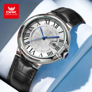 OPK 6039 Mens Watch Original Quartz Wristwatch Waterproof Luminous Watches For Man Automatic Date Watch With Box Reloj Hombre