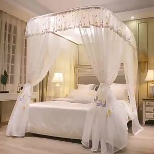 Adjustable Smooth Quiet 3 Doors Princess Style Mosquito Net