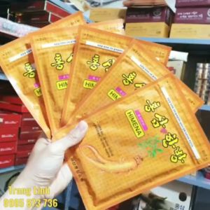 [Combo 5 gói] Cao dán hồng sâm Himena hàn quốc chính hãng 5 gói x 20 miếng - tranglinhkorea