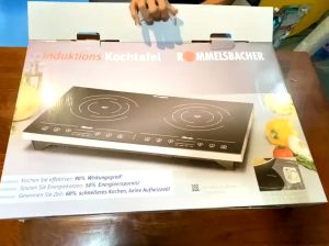 Bếp Từ Đôi Rommelsbacher CT 3405/IN Bếp Điện Từ Đôi 2 Vùng Nấu Công Suất 3400W Tiện Lợi Gia Đình Thiết Kế Hiện Đại Sang Trọng Nhập Đức BH 12 Tháng
