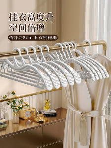 No-Trace Short Neck Clothes Hanger Home Use Space Saving Anti-Shoulder Angle Plastic Clothes Hanger for Coats PP Material