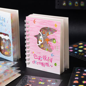 Mini Decorative Stickers for Childrens DIY Scrapbooking No Cutting Required Cute Colorful Line Pattern Paper Crafts