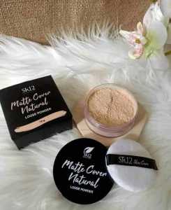 BEDAK TABUR SR12 BEDAK WAJAH BERJERAWAT ( MATTE COVER NATURAL LOOSE POWDER ) / BEDAK ANTI LUNTUR / BEDAK TAHAN LAMA / BEDAK GLOWING SR12 / BEDAK ATASI FLEK HITAM / BEDAK RINGAN DI WAJAH