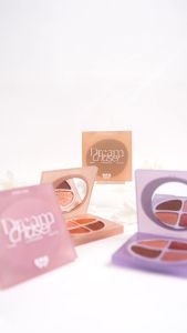 [BEST SELLING] BNB barenbliss Dream Chaser Quad Eyeshadow Palette | Palet Eyeshadow Matte & Glitter Tahan Air & Keringat Tahan 8 Jam Hasil Natural untuk Pemula