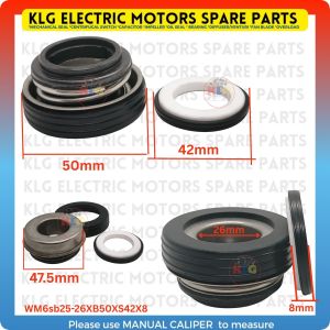 Mechanical seal wm6sb25 26mm b50x42x8 cap type for water pump 25mm